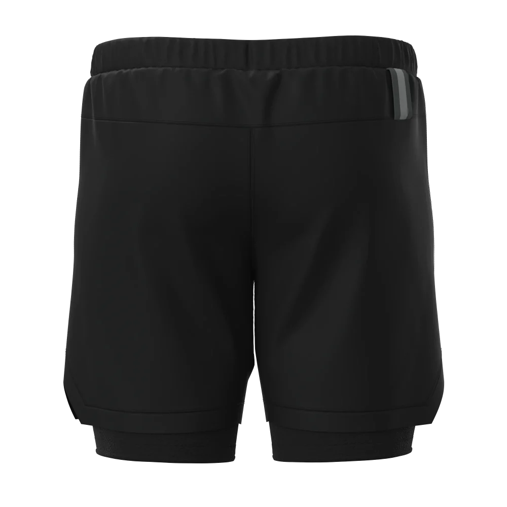 KOMBAT 2-LAYER RUNNING SHORT BLACK