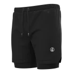 KOMBAT 2-LAYER RUNNING SHORT BLACK