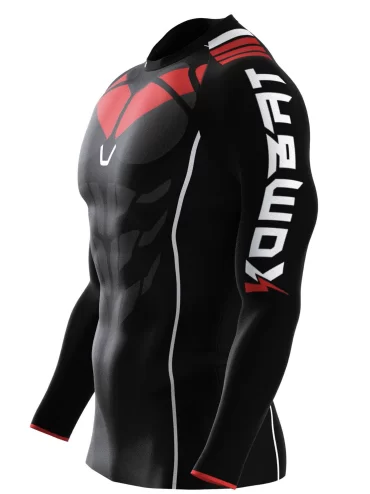 Man Full Sleeve Rash Guard knight Wing