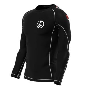 Kombat Full Sleeve Rash Guard Pro Black