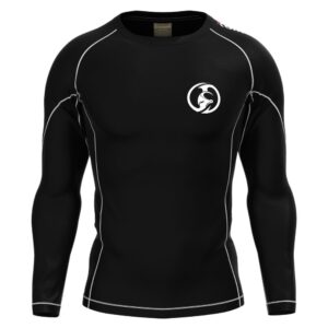 Kombat Full Sleeve R/Guard Pro Black V1 Warrior