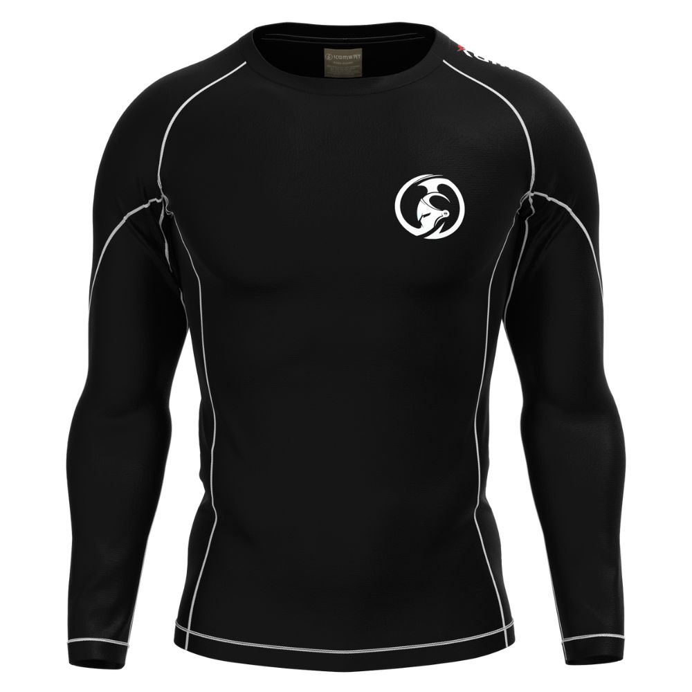 Kombat Full Sleeve R/Guard Pro Black V1 Warrior