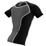 Kombat Half Sleeve R/Guard Hot Grey & Black V1 Warrior