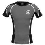 Kombat Half Sleeve R/Guard Hot Grey & Black V1 Warrior