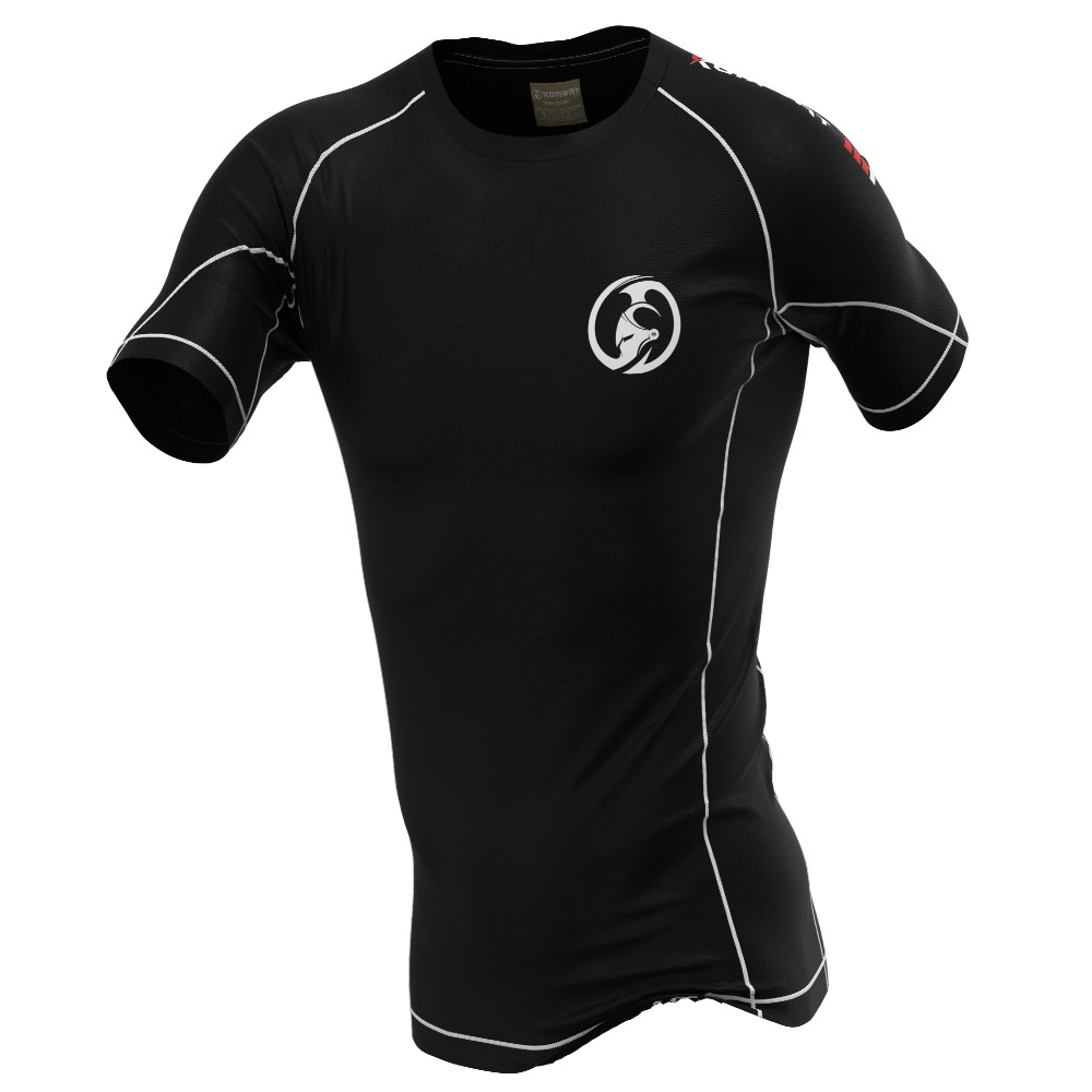 Kombat Half Sleeve R/Guard Pro Black V1 Warrior