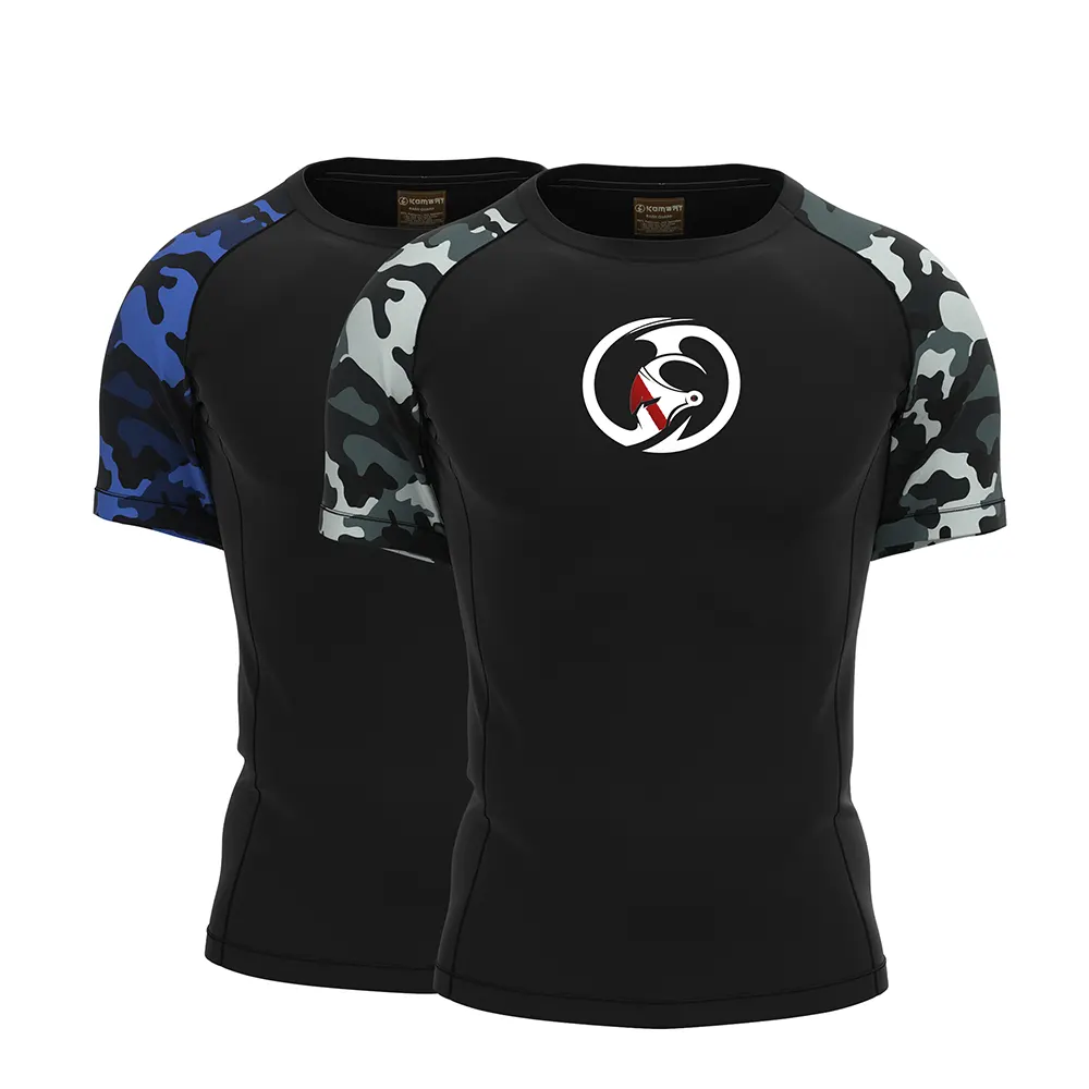 Kombat Half Sleeve R/Guard KC Ocean Snow V1