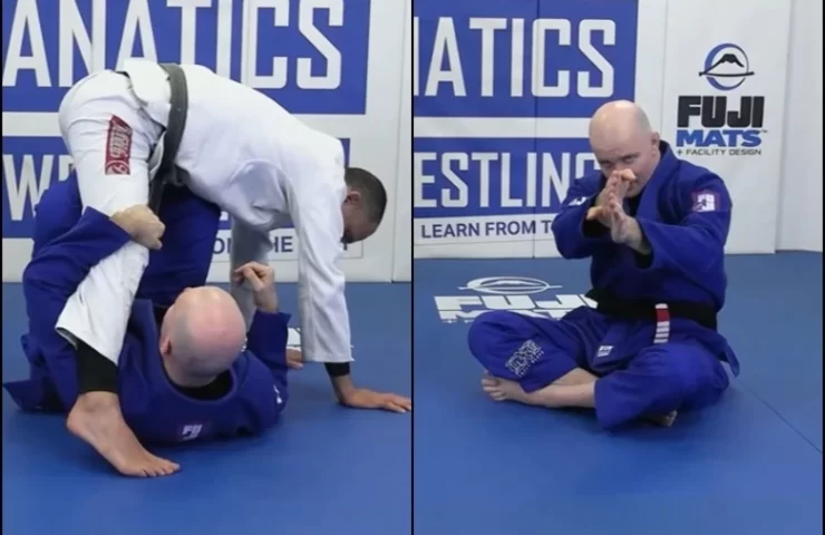 John Danaher Demonstration Of Best Method For Older Players To Enter Into X Guard