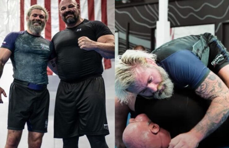 World's Strongest Man Trains BJJ from No Gi BJJ Legend Gordon Ryan