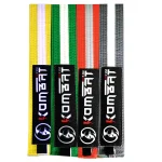 Premium White Stripe BJJ Kids Belts