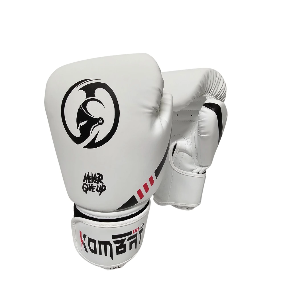 Kombat White MMA Boxing Glove